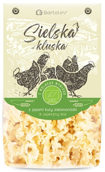 MAKARON (Z JAJ KURY ZIELONONÓŻKI) FALA BIO 250g BARTOLINI(SIELSKA KLUSKA)