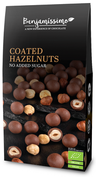 ORZECHY LASKOWE W CZEKO. PRALINOWEJ BEZ DODATKU CUKRÓW BEZGLUTENOWE 60g