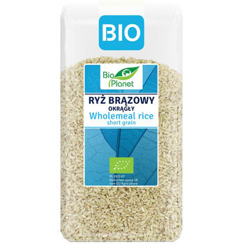 RYŻ BRĄZOWY OKRĄGŁY BIO 500 g - BIO PLANET
