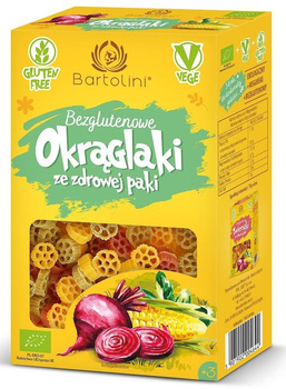 MAKARON  DLA DZIECI OKRĄGLAKI BEZGLUTENOWY BIO 250 g - BARTOLINI
