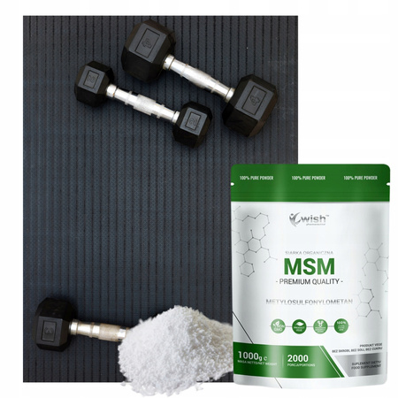 MSM ORGANIC SULFUR POWDER PRODUCT VEGE 1KG