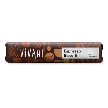 BATON MLECZNA CZEKOLADA Z NADZIENIEM ESPRESSO I HERBATNIKAMI 40g VIVANI