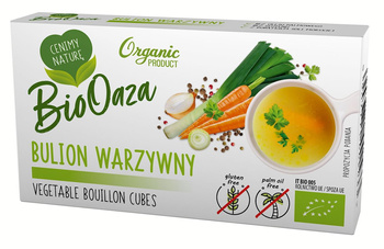 BULION - KOSTKI WARZYWNE BEZ DODATKU CUKRÓW BEZGLUTENOWE BIO (6x11g)66g