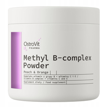 OstroVit Methylated Vitamin B Complex 180 g VITAMIN B1 B2 B3 B4 B5 B6 B12