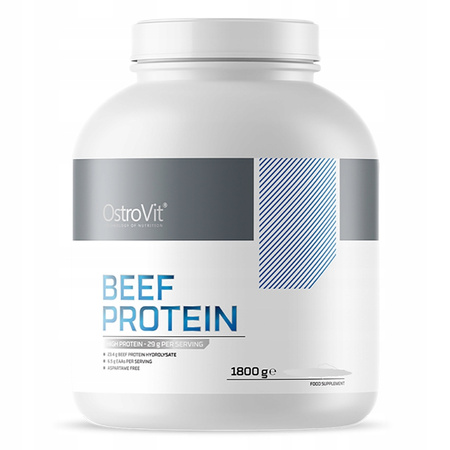 Protein hydrolyzate - WPH OstroVit powder 1800 g, strawberry flavour