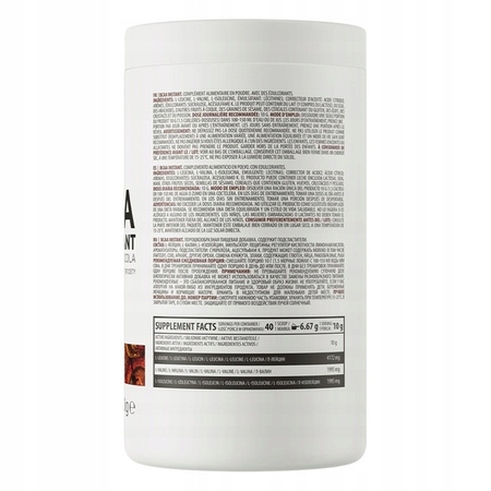 BCAA powder OstroVit BCAA Instant OstroVit 400 g cola