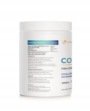 Marine COLLAGEN 3 Drinking Peptides 10 000mg HA MSM Wit. C Hair Joints 400g
