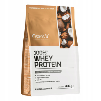 OstroVit Whey Protein 700 g WPC Protein 80 Almond Coconut Flavour