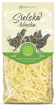 MAKARON(Z JAJ KURY ZIELONONÓŻKI)KRAJANKA BIO 250g BARTOLINI(SIELSKA KLUSKA)