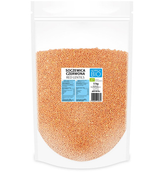 SOCZEWICA CZERWONA BIO 5 kg - HORECA (BIO PLANET)