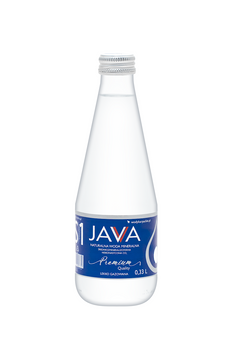 NATURALNA WODA MINERALNA ŚREDNIOZMINERALIZOWANA LEKKO GAZOWANA 330ml JAVA