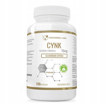 Vitamin capsules Progress Labs Zinc Gluconate Prebiotic zinc 120 g