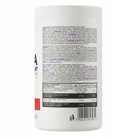 BCAA INSTANT AMINO ACIDS LEUCINE 400g - OstroVit Watermelon flavor