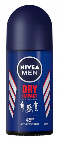 Nivea Men Dry Impact 50Ml Roll-On Deodorant