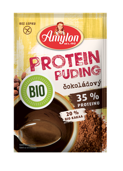 BUDYŃ PROTEINOWY O SMAKU CZEKOLADOWYM BEZ DODATKU CUKRÓW BEZGLUTEN 45g