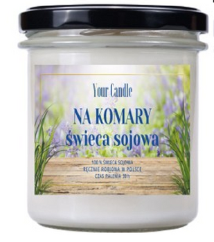 ŚWIECA SOJOWA NA KOMARY 150 ml - YOUR CANDLE (PRODUKT SEZONOWY)