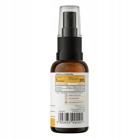 Diet supplement OstroVit Witamina D3 1000 IU Junior aerosol 30 ml