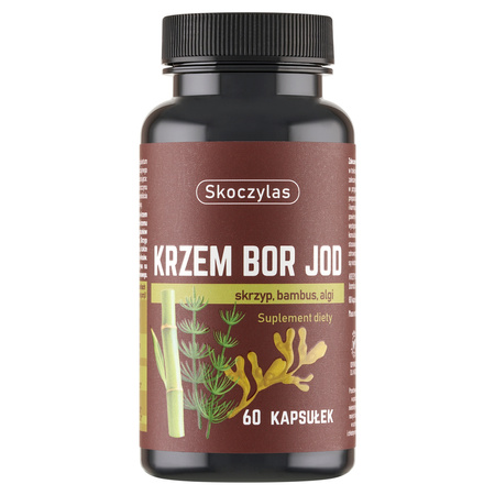 Suplement diety Skoczylas Krzem Bor Jod 60 kapsułek