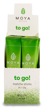 HERBATA ZIELONA MATCHA JAPOŃSKA W SASZETKACH BIO (24 x 1,5 g)MOYA MATCH