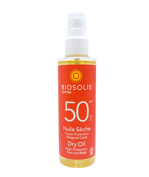 SUCHY OLEJEK PRZECIWSŁONECZNY DO CIAŁA SPF 50 150 ml - BIOSOLIS (SENSE)