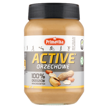 KREM Z ORZESZKÓW ZIEMNYCH PRAŻONYCH 100 % BEZGLUTENOWY 470 g - PRIMAVIKA