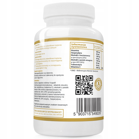 Alto Pharma dietary supplement FOR CIRCULATION diosmin capsules 120 pcs.