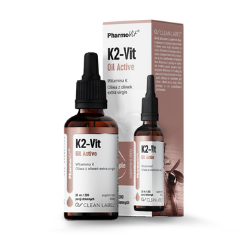 WITAMINA K2 W KROPLACH (75 µg) BEZGLUTENOWA 30 ml - PHARMOVIT (CLEAN LABEL)