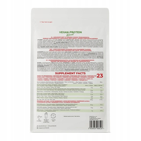 OstroVit Vegan Protein 700 g MIX PROTEIN PUMPKIN PEA PROTEIN ISOLATE