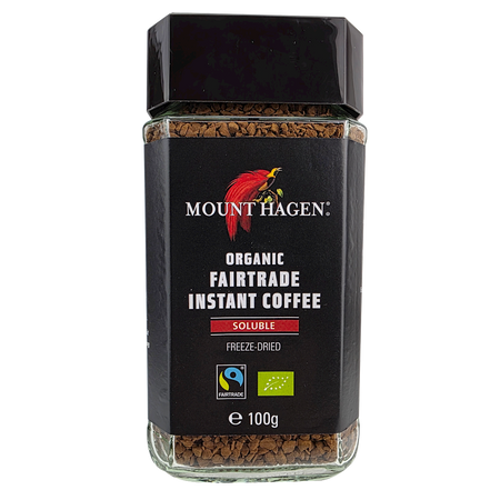 KAWA ROZPUSZCZALNA ARABICA/ROBUSTA FAIR TRADE BIO 100 g - MOUNT HAGEN