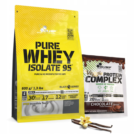 Protein supplement protein isolate - WPI Olimp powder 600 g vanilla flavour