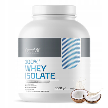 Whey Protein isolate - WPI OstroVit powder 1800 g Coconut Cream flavor