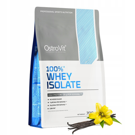 Protein supplement isolate - WPI OstroVit powder 700 g, vanilla flavor