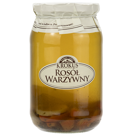 BULION WARZYWNY W PŁYNIE BEZ DODATKU CUKRÓW BEZGLUTENOWY 810 ml - KROKUS