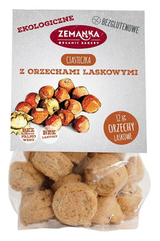 CIASTKA Z ORZECHAMI LASKOWYMI BEZGLUTENOWE BIO 100 g - ZEMANKA