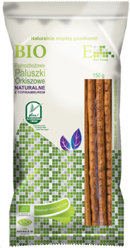 PALUSZKI ORKISZOWE PEŁNOZIARNISTE NATURALNE Z TOPINAMBUREM BIO 150g ENVOY