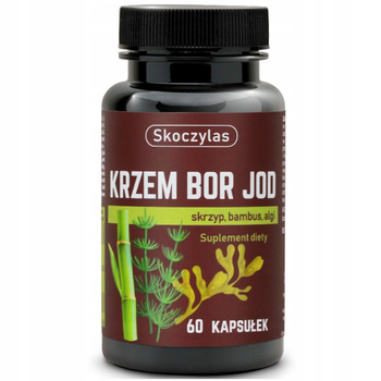 Suplement diety Skoczylas Krzem Bor Jod 60 kapsułek