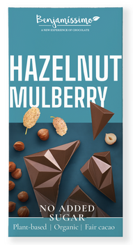 CZEKOLADA ORZECHY LASKOWE - MORWA BEZ DODATKU CUKRÓW BEZGLUTENOWA 60g