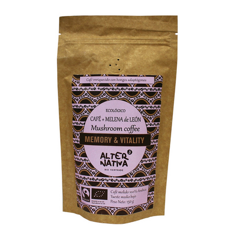KAWA MIELONA ARABICA Z LION`S MANE FAIR TRADE BEZGLUTEN 150g ALTERNATIVA