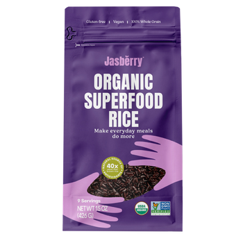 RYŻ EXPRESS JASBERRY PEŁNOZIARNISTY BEZGLUTENOWY BIO 200 g - JASBERRY RICE