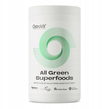 OstroVit Green Superfoods 345g COMPLEX ENZYMES VITAMINS EXTRACTS PROBIOTICS