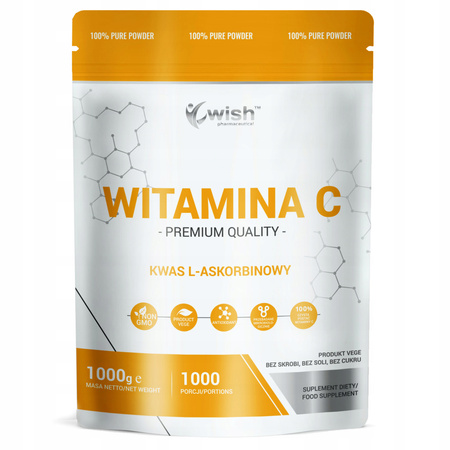 Dietary supplement Wish Pharmaceuticals l-ascorbic acid 1 kg powder