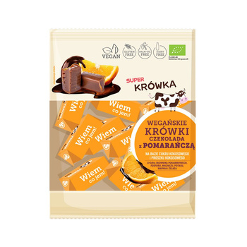 KRÓWKI CZEKOLADA Z POMARAŃCZĄ BEZMLECZNE BEZGLUTENOWE BIO 150 g - ME GUSTO