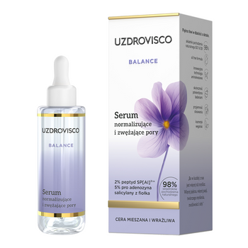 SERUM DO TWARZY NORMALIZUJĄCE I ZWĘŻAJĄCE PORY 30 ml - UZDROVISCO (BALANCE)