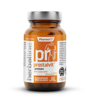 KAPSUŁKI NA PROSTATĘ (PROSTALVIT) BEZGLUTENOWE 60 szt. - PHARMOVIT