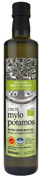 OLIWA Z OLIWEK EXTRA VIRGIN NIEFILTROWANA PDO KRETA BIO 500ml - MYLOPOTAMOS