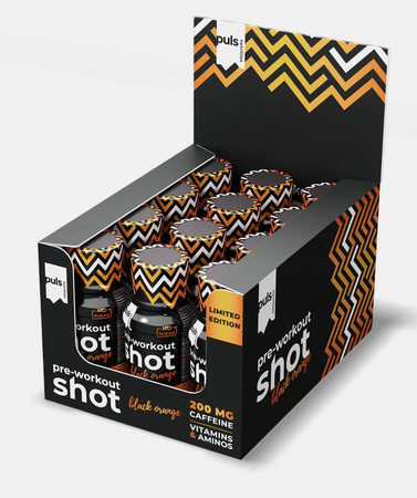 PULS Pre-workout Shot (60 ml) Black Orange