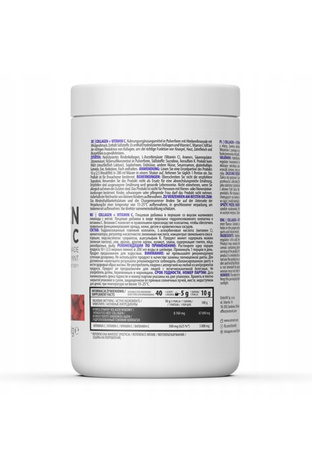 OstroVit Collagen + Vitamin C 400 g raspberry lemonade flavoured with mint