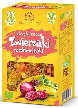 MAKARON DLA DZIECI ZWIERZAKI BEZGLUTENOWY BIO 250 g - BARTOLINI
