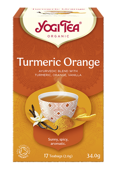 HERBATKA KURKUMA POMARAŃCZA BIO (17 x 2 g) 34 g - YOGI TEA