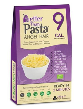 MAKARON(KONJAC)ANGEL HAIR BEZGLUTEN BIO 385 g (300 g) - BETTER THAN FOODS